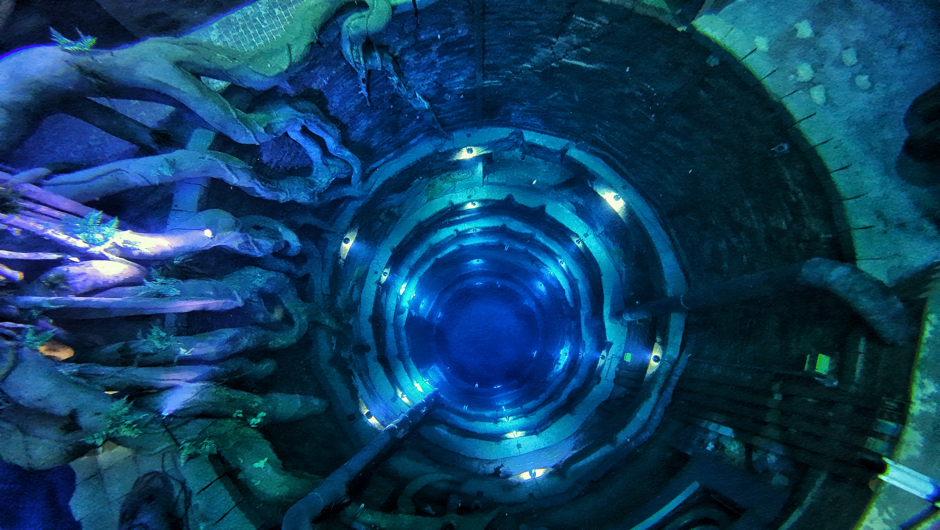 The underwater city inside Deep Dive Dubai
